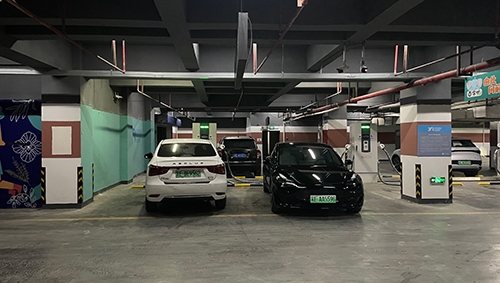 新站來啦，吳江恒業(yè)站前廣場充電站