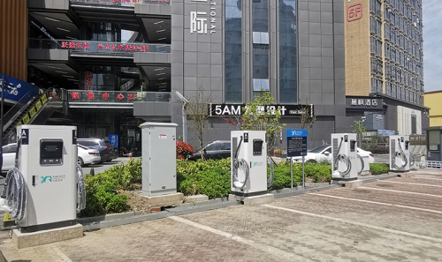 新站來(lái)啦，南通三峰國(guó)際大廈充電站